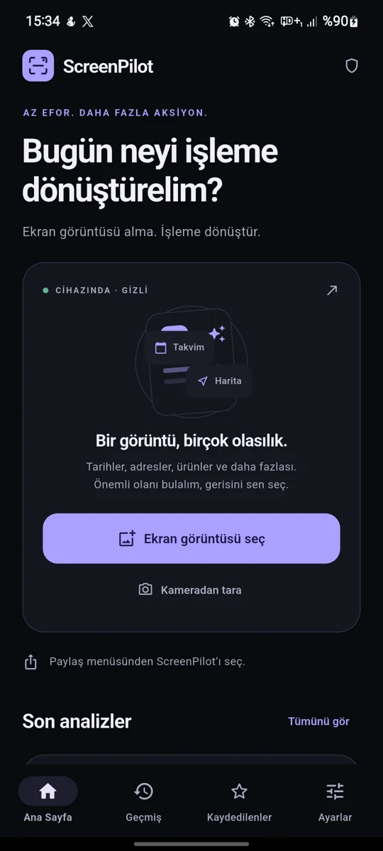 Galaxy M31s · ana ekran